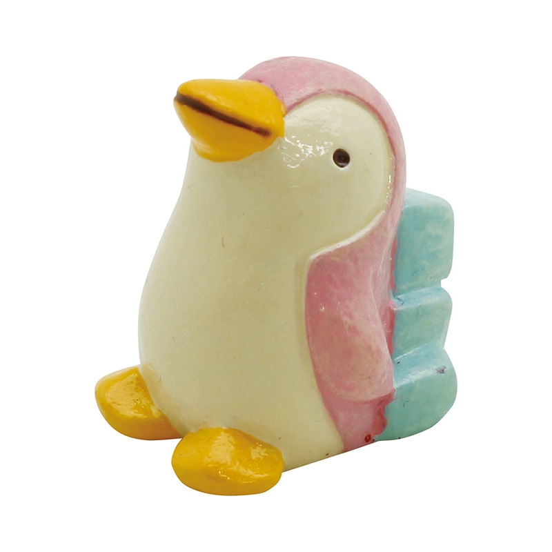 丸和貿易 ノーティー ミニマスコット ペンギン ピンク 110382804 1個(ご注文単位6個)【直送品】