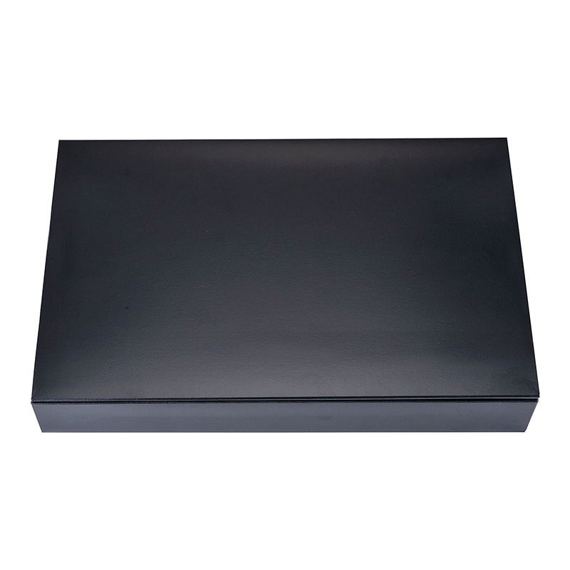 ヤマコー 紙弁当箱　外箱　黒　K-BOX90-60BK  50個入　08883 1パック（ご注文単位1パック）【直送品】