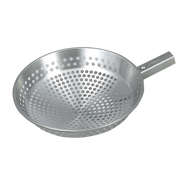 18-8 網ひしゃく(パンチング)抗菌 角柄用 30cm KEA30 1個(ご注文単位1個)【直送品】